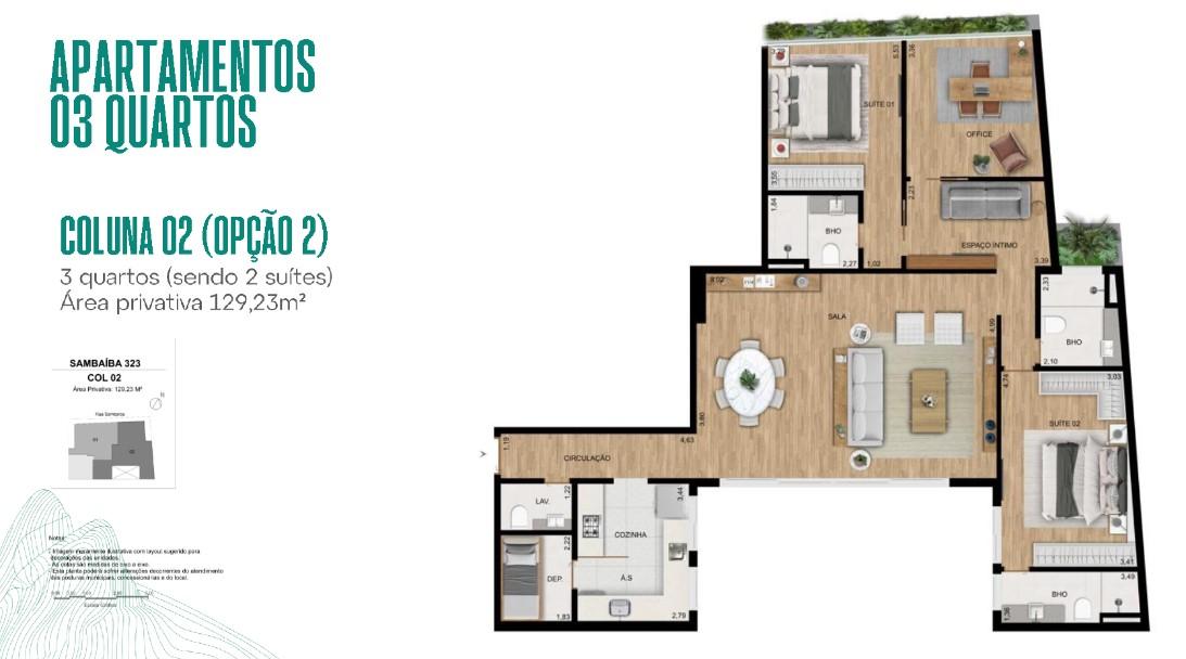 Apartamento à venda com 2 quartos, 94m² - Foto 20