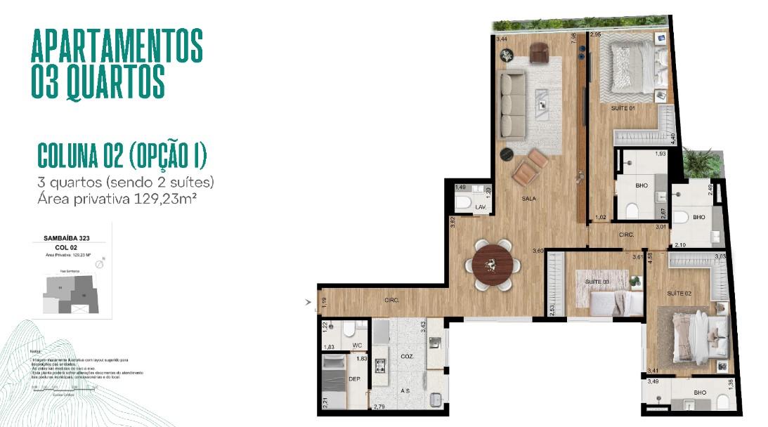 Apartamento à venda com 2 quartos, 94m² - Foto 21