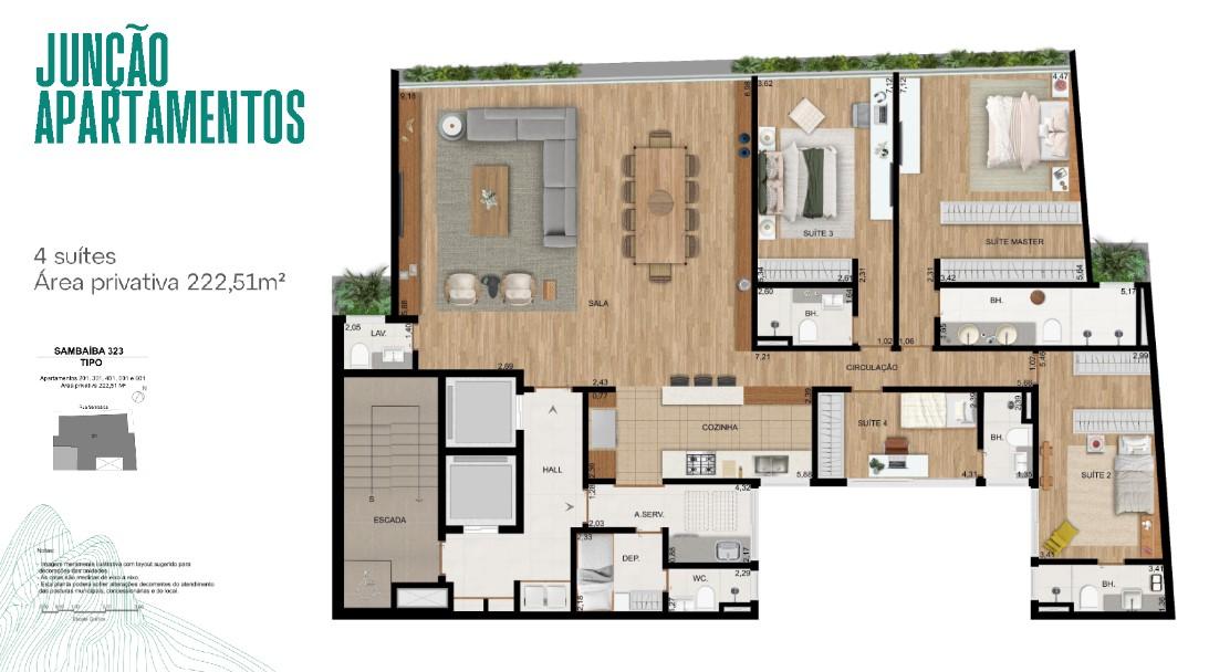 Apartamento à venda com 2 quartos, 94m² - Foto 19