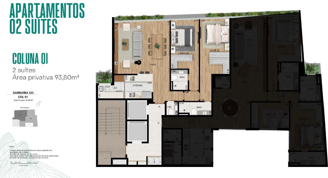 Apartamento à venda com 2 quartos, 94m² - Foto 24