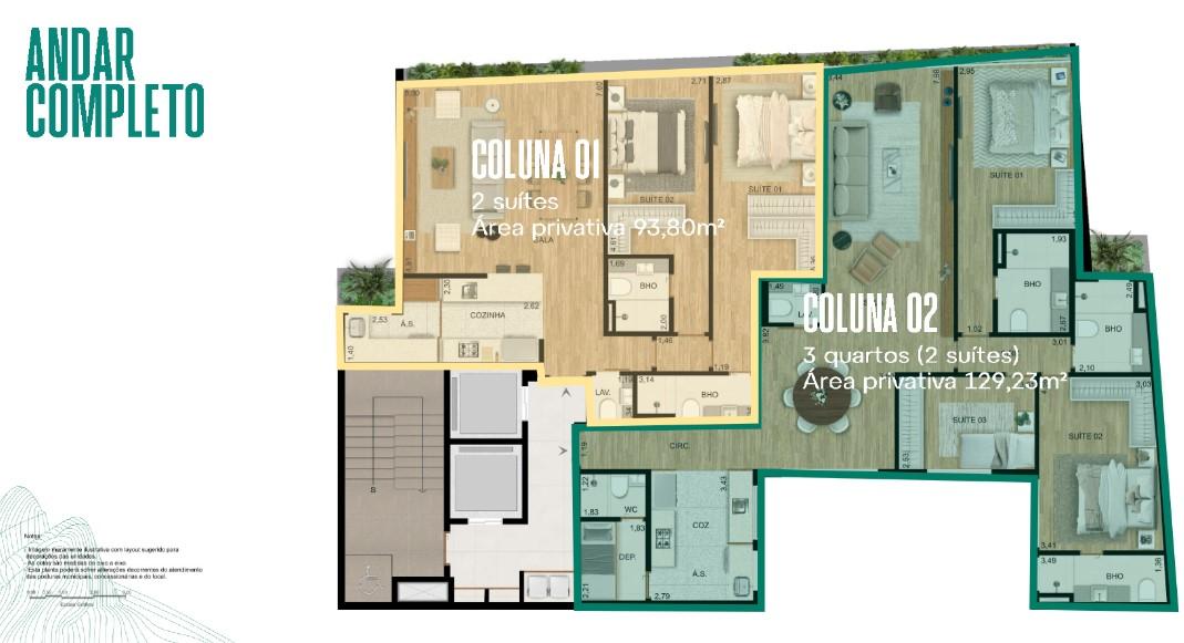 Apartamento à venda com 3 quartos, 129m² - Foto 24