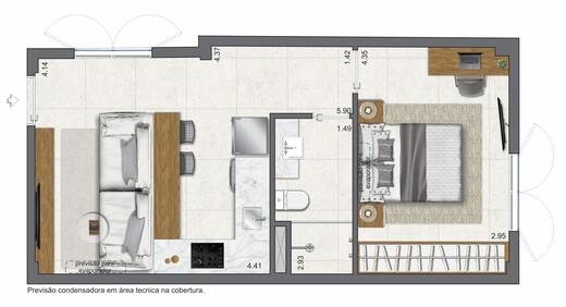 Apartamento à venda com 1 quarto, 52m² - Foto 15