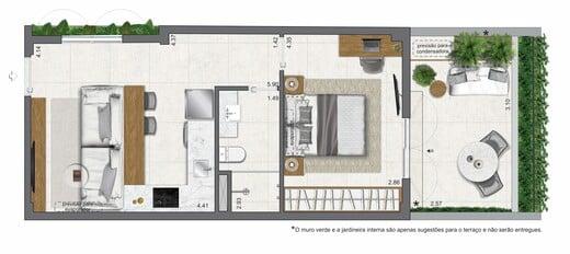 Apartamento à venda com 1 quarto, 52m² - Foto 23