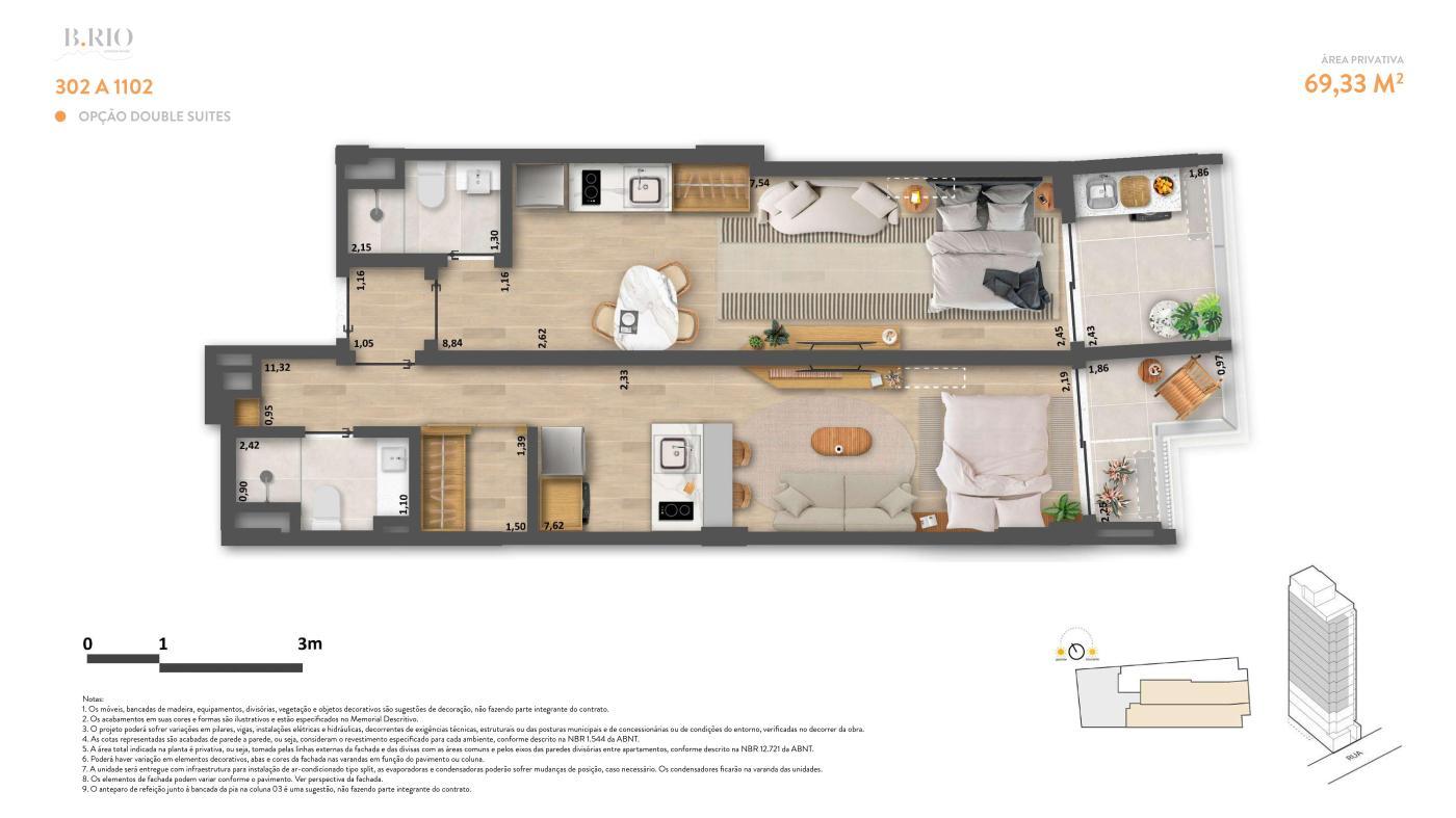 Apartamento à venda com 2 quartos, 69m² - Foto 17