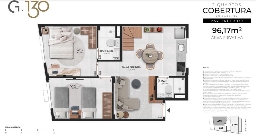 Apartamento à venda com 2 quartos, 63m² - Foto 24