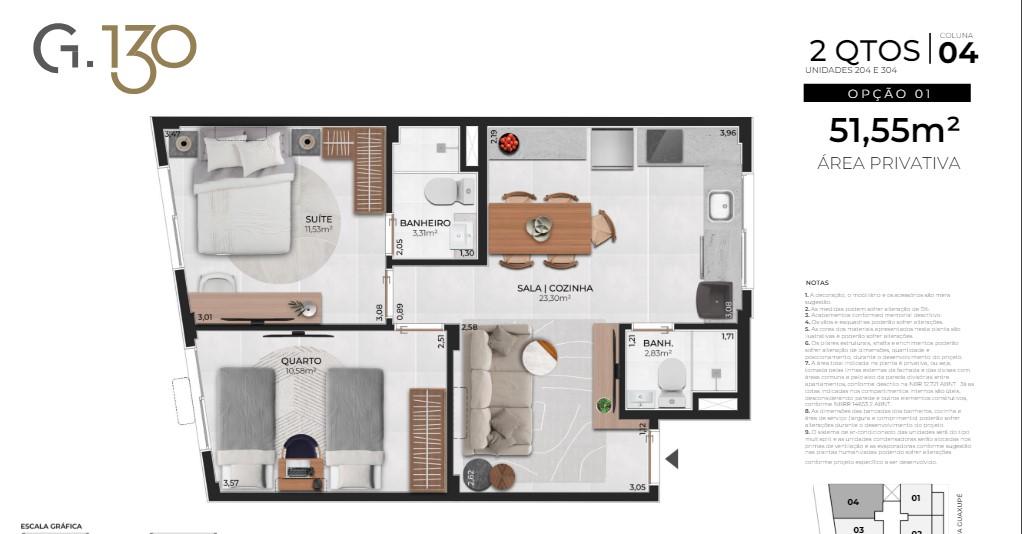 Apartamento à venda com 2 quartos, 63m² - Foto 26