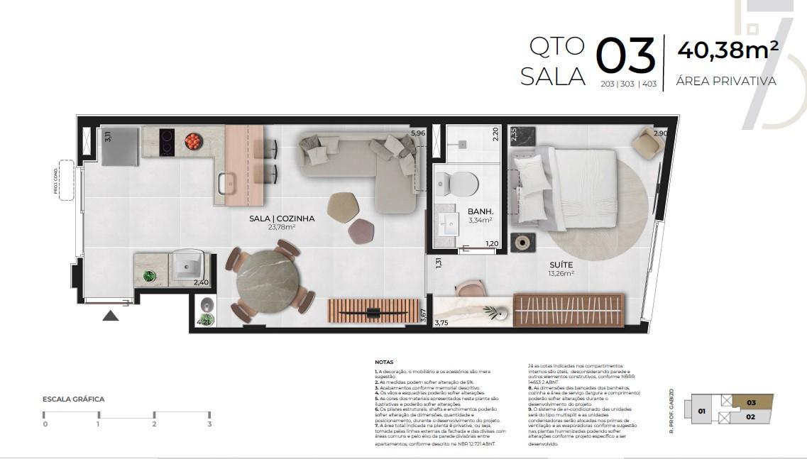 Apartamento à venda com 1 quarto, 40m² - Foto 27