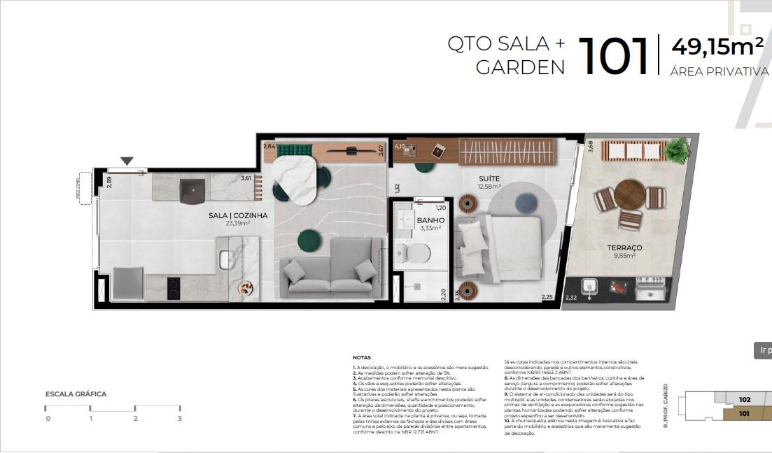 Apartamento à venda com 1 quarto, 40m² - Foto 25