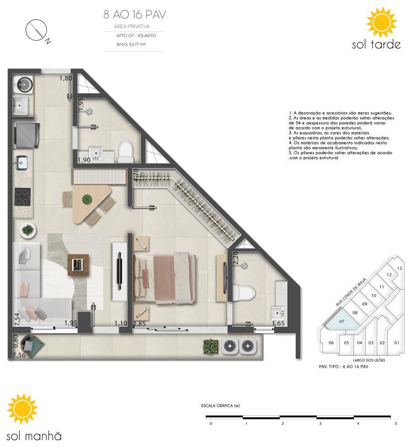 Apartamento à venda com 1 quarto, 38m² - Foto 39