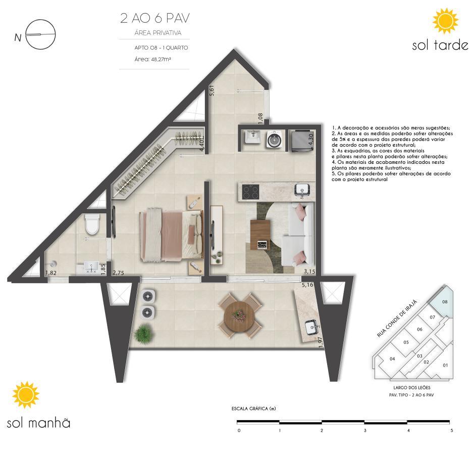 Apartamento à venda com 1 quarto, 38m² - Foto 43