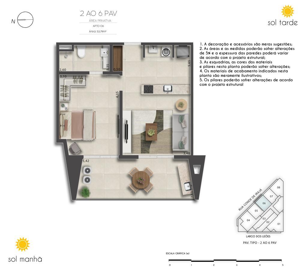 Apartamento à venda com 1 quarto, 38m² - Foto 45