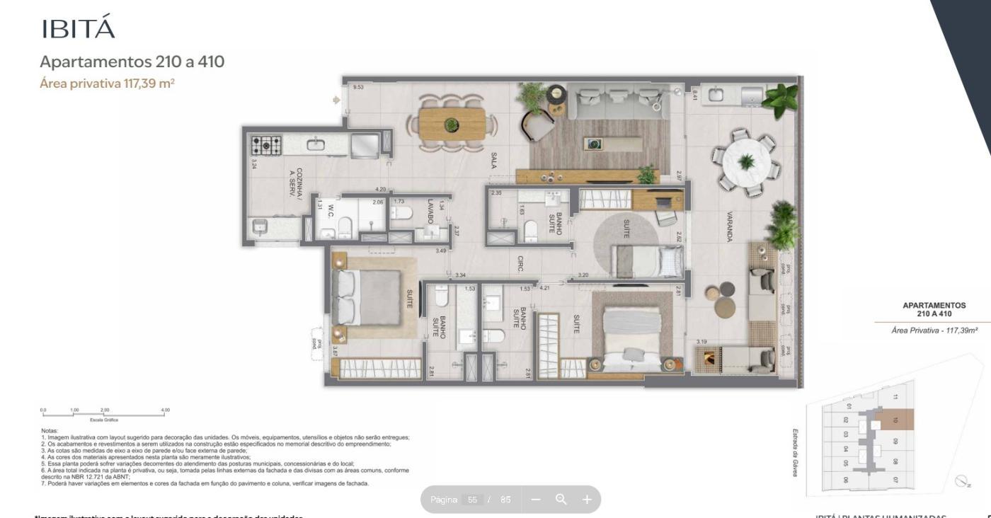 Apartamento à venda com 3 quartos, 134m² - Foto 19