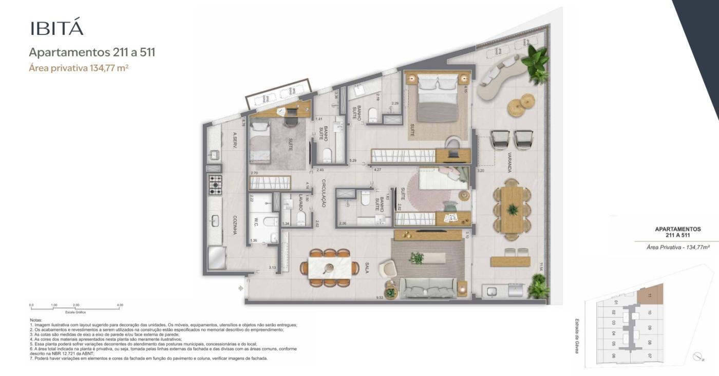 Apartamento à venda com 3 quartos, 134m² - Foto 45