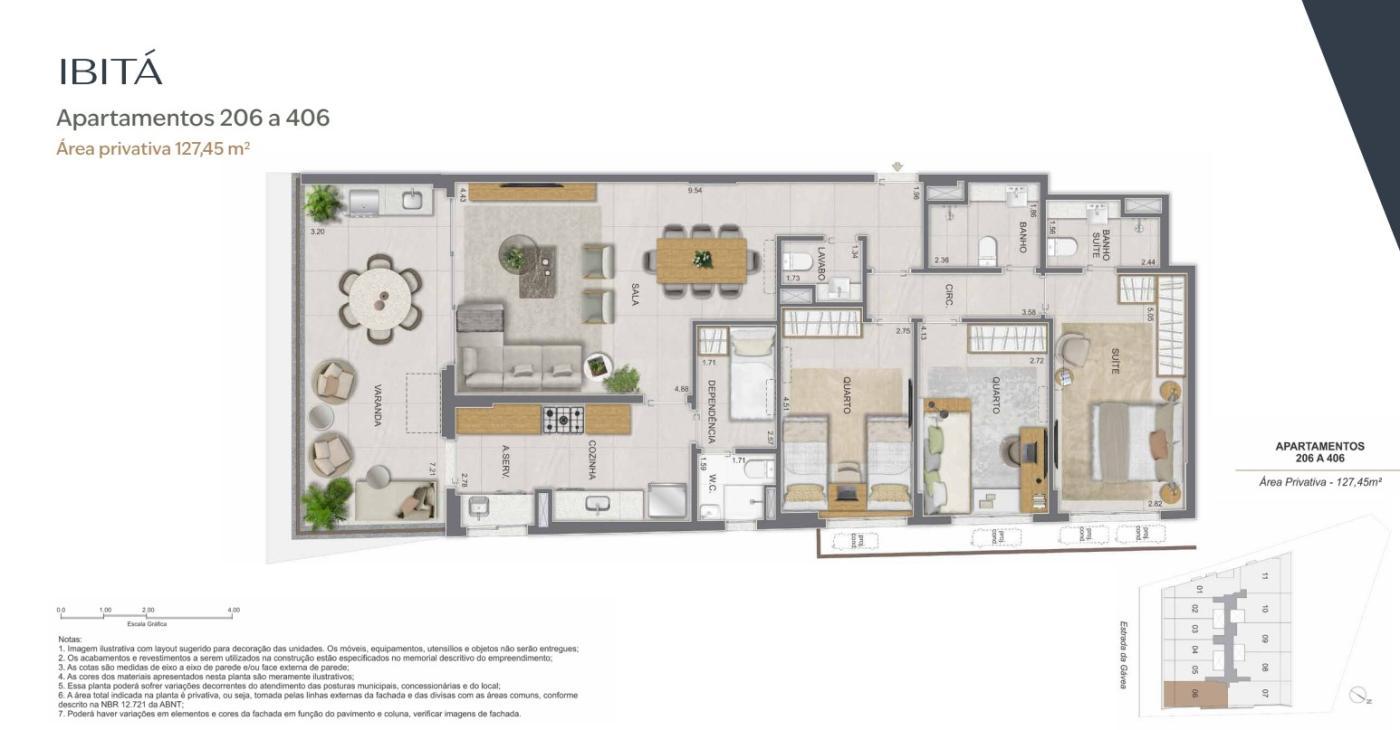 Apartamento à venda com 3 quartos, 134m² - Foto 44