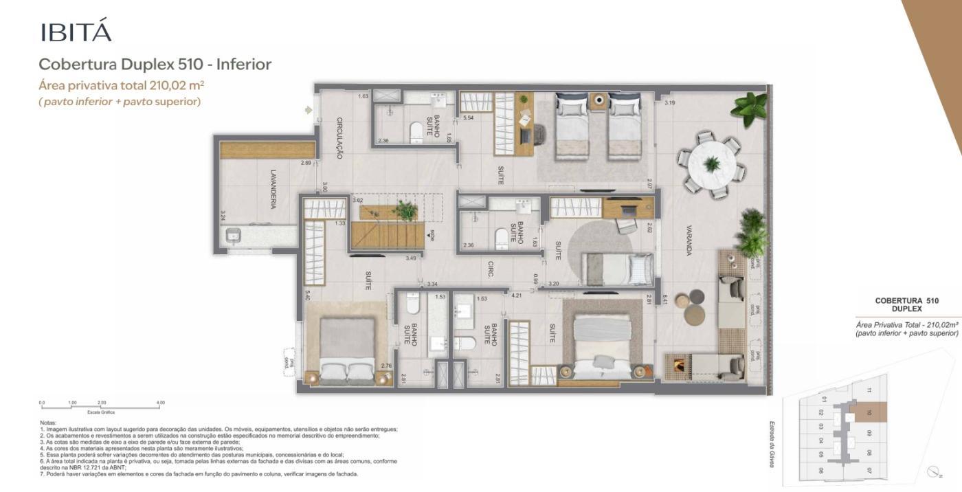 Apartamento à venda com 3 quartos, 166m² - Foto 23