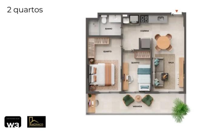 Apartamento à venda com 2 quartos, 52m² - Foto 12