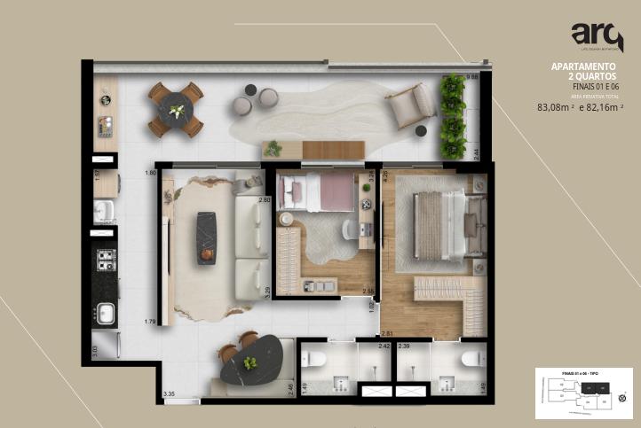 Apartamento à venda com 3 quartos, 114m² - Foto 18