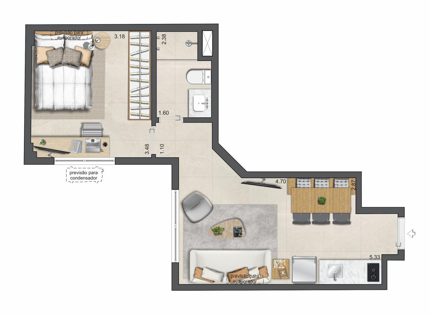 Apartamento à venda com 2 quartos, 51m² - Foto 17