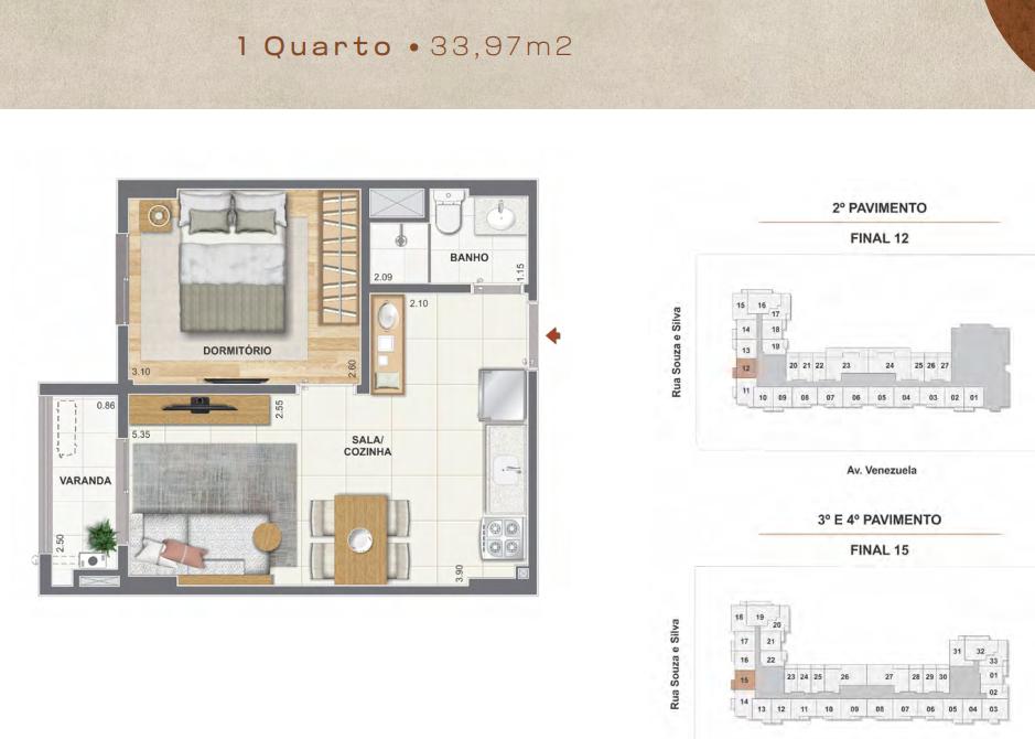 Apartamento à venda com 1 quarto, 33m² - Foto 25