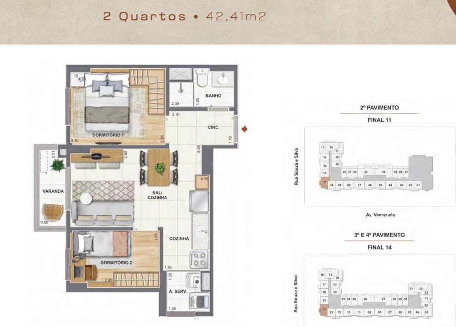 Apartamento à venda com 1 quarto, 33m² - Foto 27