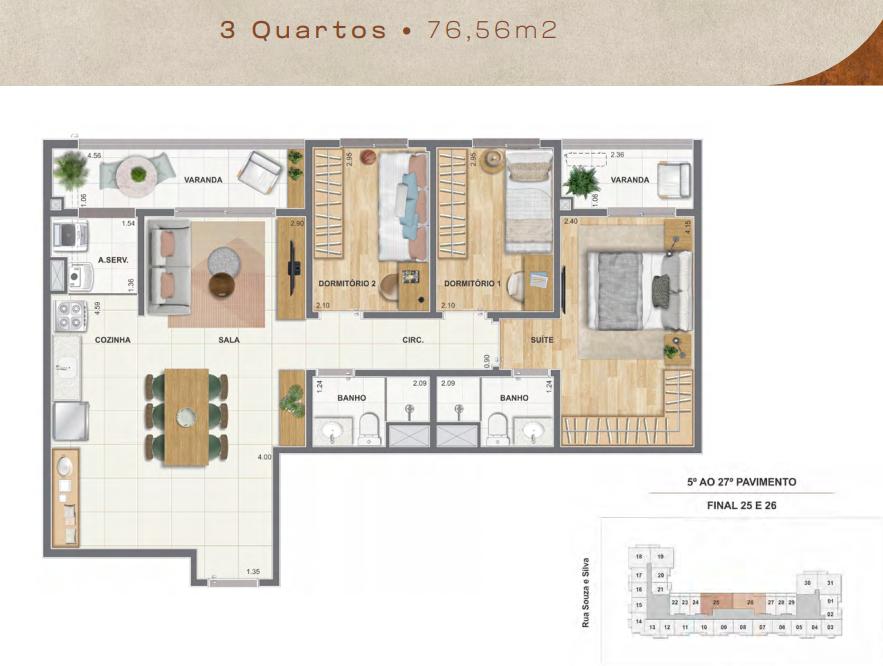 Apartamento à venda com 1 quarto, 33m² - Foto 30