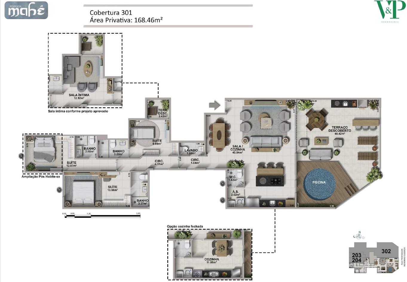 Apartamento à venda com 3 quartos, 88m² - Foto 11